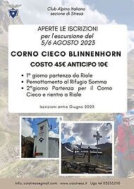 Escursione al Corno Cieco